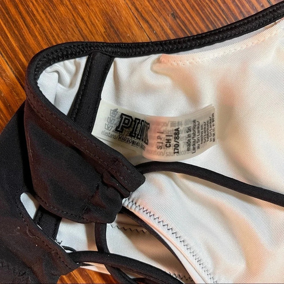 Victoria secret pink striped strappy wrap bikini top - Picture 6 of 9